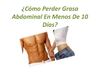 Cómo Perder Grasa Abdominal