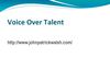 How You Make It Leading Voice Over Talent?