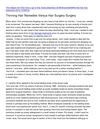 Thinning Hair Remedies Versus Hair Surgery Surgery