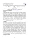 A Software Application for Colleges of Education Students Results Processing
