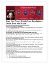 Your New Years Weight Loss Resolution – eBook from 9PLR.com