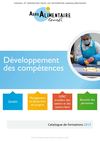 Catalogue de formation Agroalimentaire conseil
