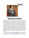 public speaking course