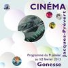 Cinéma Jacques-Prévert / Programme du 9 janvier au 12 février 2013