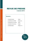Revue de presse 4 janvier 2013