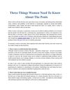 Three Things Women Need To Know About The Penis