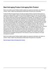 Best Anti-aging Product Anti-aging Skin Product