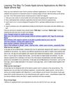 Learning The Way To Create Apple Iphone Applications As Well As Apple Iphone App S