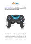 Much Easier To Play Games With A Sony PS3 Controller