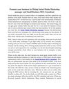 Promote your business by Hiring Social Media Marketing manager and Small Business SEO Consultant