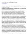 Simple Steps For High Quality Web Design
