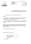 Comunicación de la empresa VISEGUR a la Comisión Paritaria del convenio del acuerdo de prórroga del descuelgue...