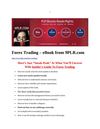 Forex Trading – eBook from 9PLR.com