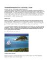Tips for Chartering a Yacht