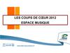 Coups de coeur 2012 de l'espace musique
