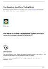 Your Questions About Forex Trading Market