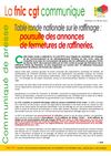 Communiqué presse FNIC du 3 février 2011 - table ronde nationale raffinage