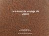 carnet de voyage de Jason