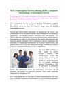 MTS Transcription Services offering HIPAA compliant Dermatology Transcription Service