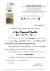 Invito al Presidente della Repubblica Giorgio Napolitano e Signora alla Cerimonia di presentazi​one de Le Verità...
