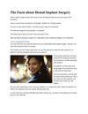DJB_The Facts about Dental Implant Surgery