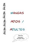 Sélections de nouveautés de mangas ados/adultes septembre-décembre 2012