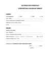 fiche d'autorisation parentale
