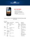 Samsung Galaxy Pocket S5300 Black Unlocked Android GSM Cell Phone