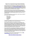 Reach Your Customers through Internet Marketing