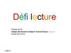 Couvertures des livres du défi lecture 6e
