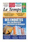 Le Temps d'Algérie Edition du Mardi 29 Janvier 2013