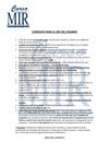 Consejos para el día del Examen MIR12