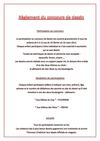 Réglement du concours de dessin