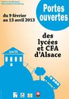 Portes ouvertes des lycées et CFA d'Alsace
