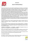 Carrefour projet NAO 2013 égalité Hommes/Femmes