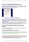 Discover 101 Amazing Affiliate Marketing Tips