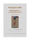 François OST, Shakespaere : la comédie de la loi