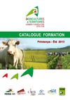 Catalogue des formations 2013 - Chambre d'agriculture de Cote-d'Or