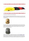 Different Industries Manufacturing High Quality Headgears and Accessories