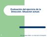 Evaluación de la Dirección en la LOE