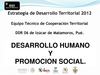 Desarrollo humano y promoción social