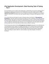 iPad Application Development—Beat Daunting Task of Testing Part 1