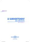 Le surendettement des ménages - enquête typologique 2011- publication janvier 2013 - Banque de France