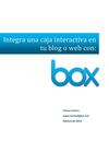 Integra una caja interactiva en tu blog o web con Box