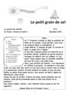 Le petit grain de sel n°9