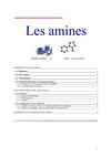 les amines - PCSI
