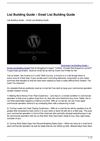 List Building Guide Email List Building Guide
