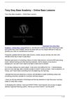 Tony Grey Bass Academy Online Bass Lessons