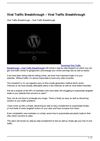 Viral Traffic Breakthrough Viral Traffic Breakthrough