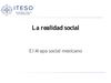 realidad social